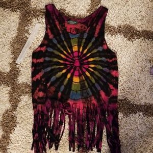 Women's Tie Dye Tank.
